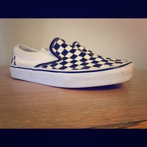 CHECKERED VANS‼️ men’s size 7//women’s 8.5